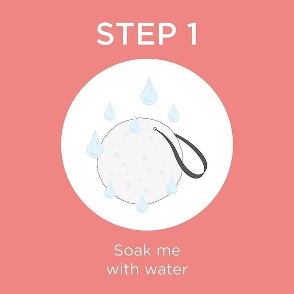 Spongelle Art Chinois Collection Body Buffer • Lavender Sky • New in Box - Picture 8 of 10